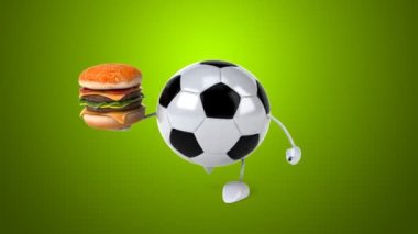  Futbol holding burger