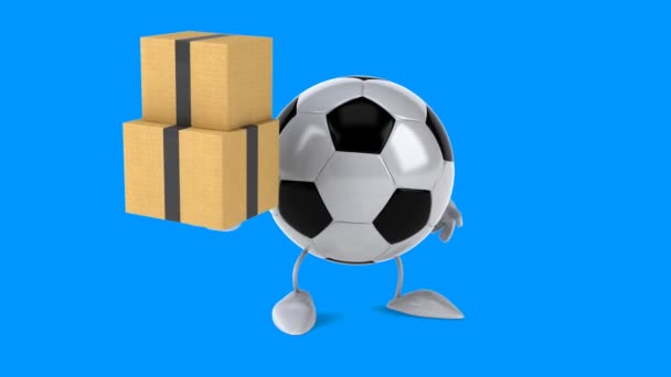 Cajas de fútbol — Vídeos de Stock