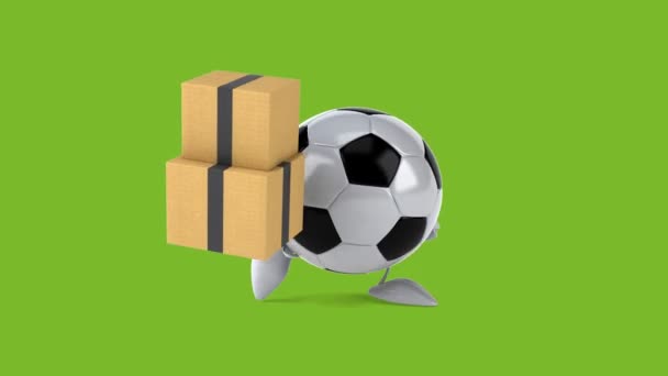 Cajas de fútbol — Vídeo de stock