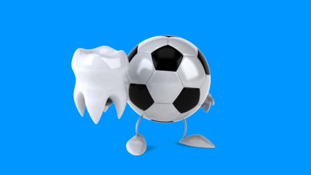 足球控股齿 — 图库视频影像