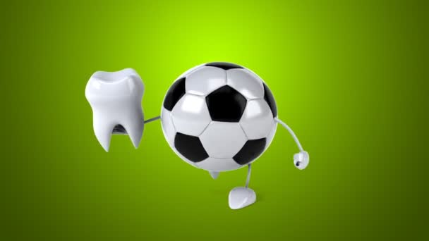 足球控股齿 — 图库视频影像
