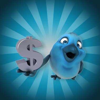 kuş holding dolar işareti