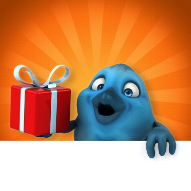 holding-oyun kağıdı ve mevcut kuş