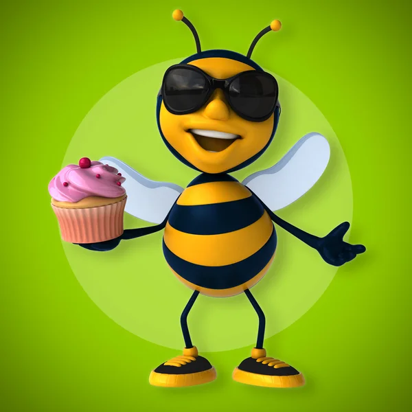 벌 들고 먹고 — 스톡 사진