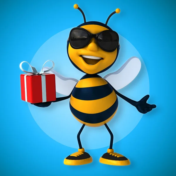 Bee holding aanwezig — Stockfoto