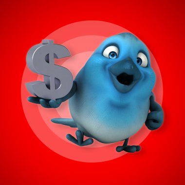 kuş holding dolar işareti