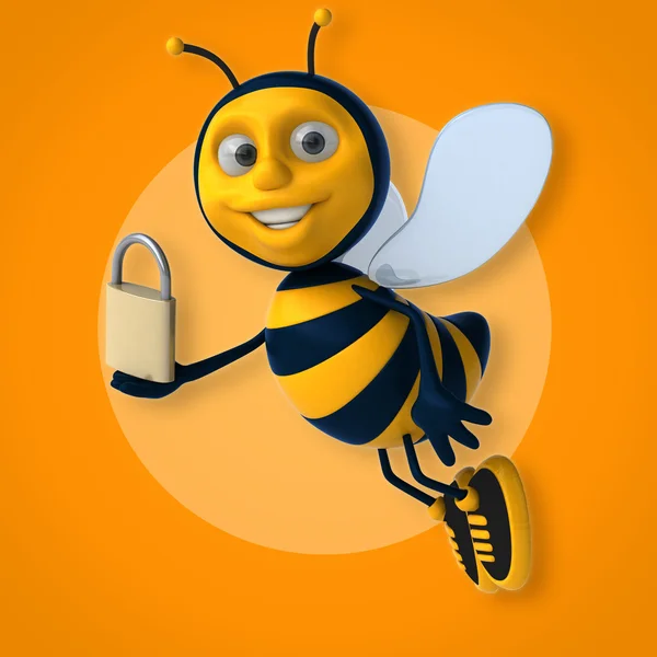 Bee holding vergrendelen — Stockfoto