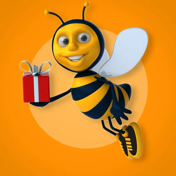 Mevcut tutan arı — Stok fotoğraf