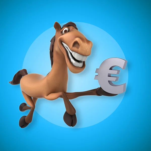 Ló gazdaság dollár jel — Stock Fotó