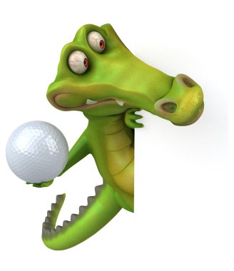 Timsah holding kartı ve topu