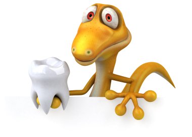  kertenkele holding diş