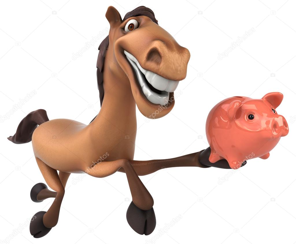horse piggy bank
