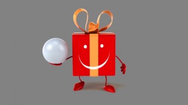  Golf topu ile kutusu 