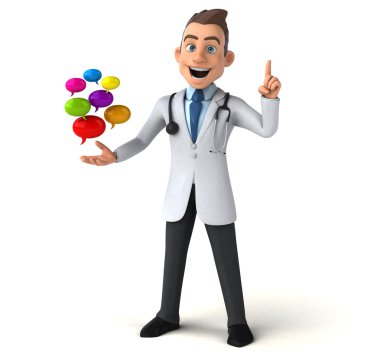  Doktor holding kabarcıklar