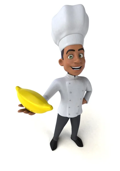 Chef tenant banane — Photo