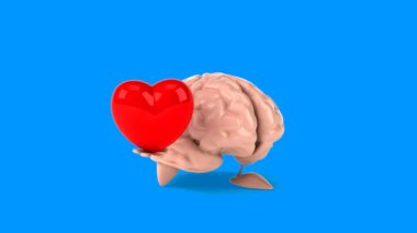 komik beyin holding kalp