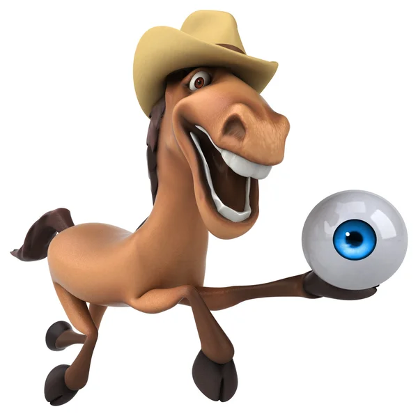 Horse holding eye — Stock Photo, Image