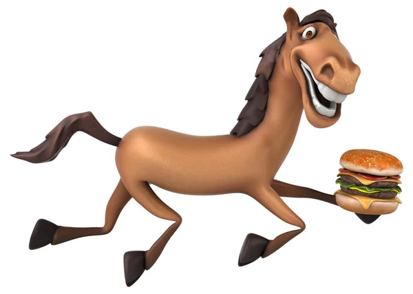 Hamburger pour chevaux — Photo