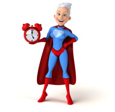 Süper kadın holding saat