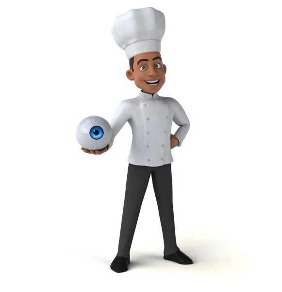 Chef holding eye — Stock Photo, Image