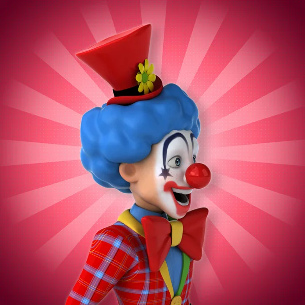 Funny happy clown — Stock Photo, Image