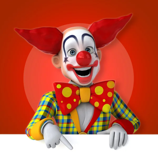 Funny happy clown