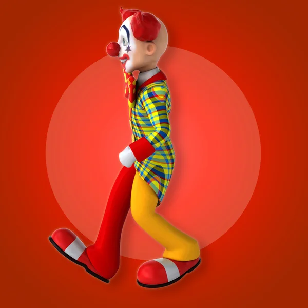 Lustiger Clown — Stockfoto