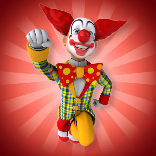 Lustiger Clown — Stockfoto