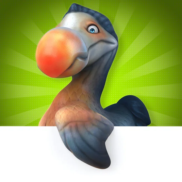 Divertente dodo cartone animato — Foto Stock