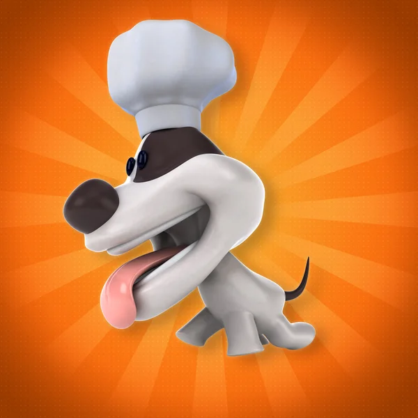 Funny  dog chef — Stock Photo, Image