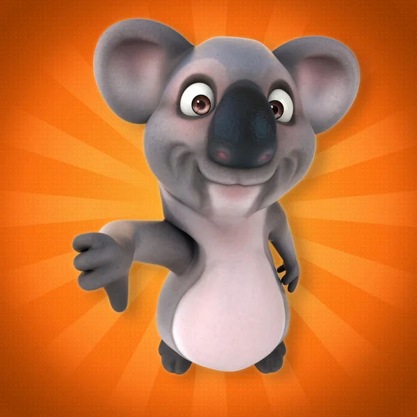 Divertido koala gris —  Fotos de Stock