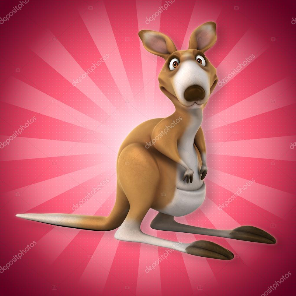 Funny kangaroo cartoon Stock Photo by ©julos 123171402