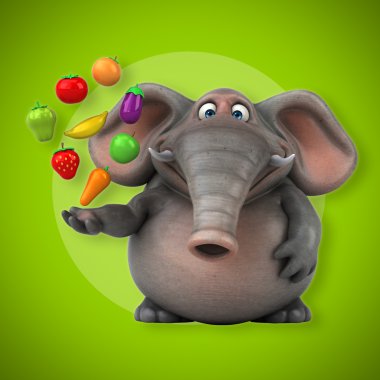 fil holding meyve ve sebze 