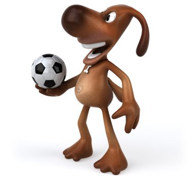 Oyunculuk köpek holding topu