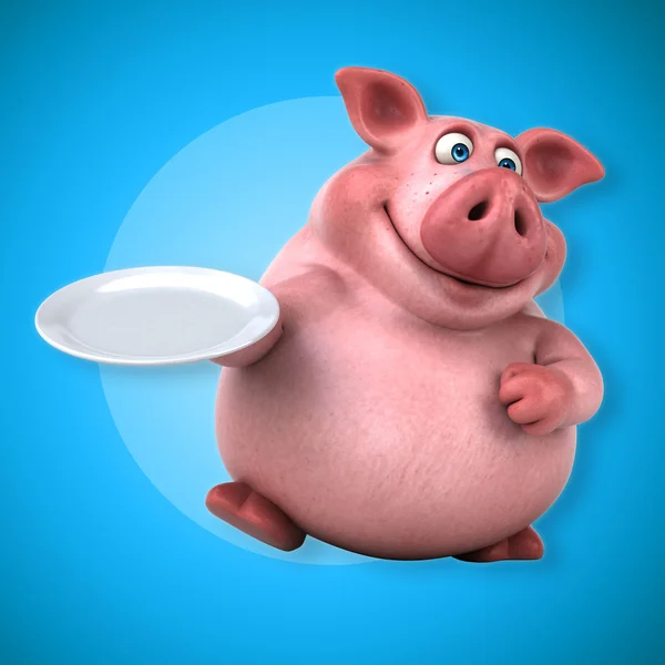 Schweinehalteplatte — Stockfoto