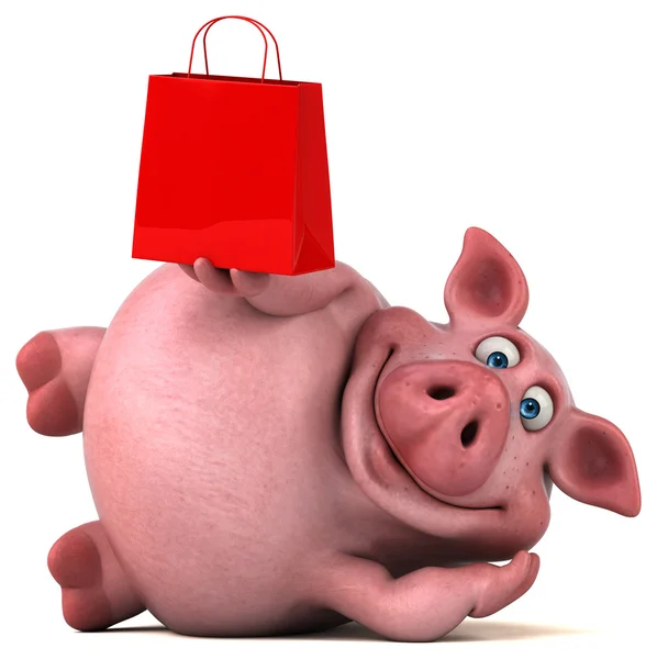 Bolsa de retención de cerdo —  Fotos de Stock
