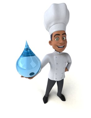 su damlası elinde Şef