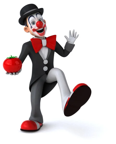 Buffo clown felice — Foto Stock