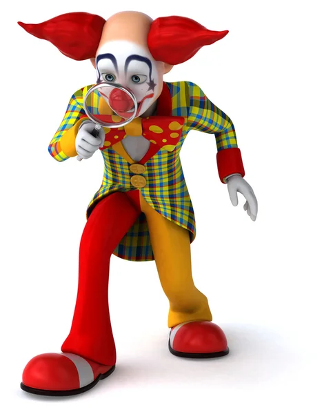 Drôle heureux clown — Photo