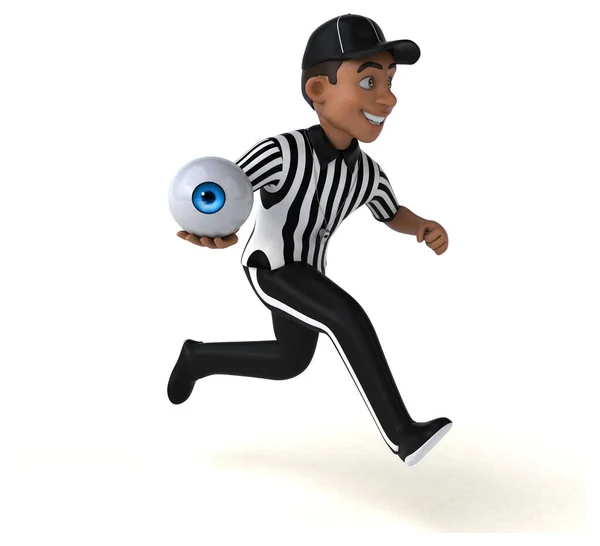 Fun Illustration American Referee Eye — Stock Photo, Image