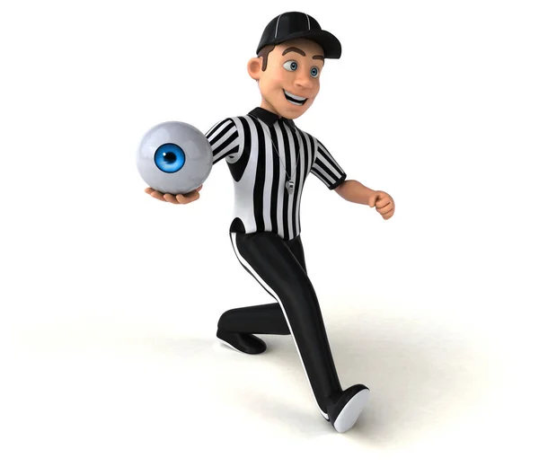 Fun Illustration American Referee Eye — Stock Photo, Image