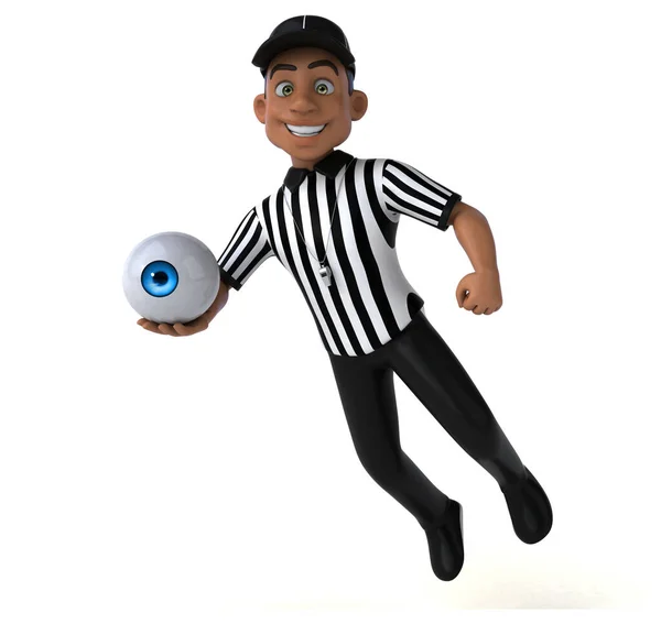 Fun Illustration American Referee Eye — Stock Photo, Image