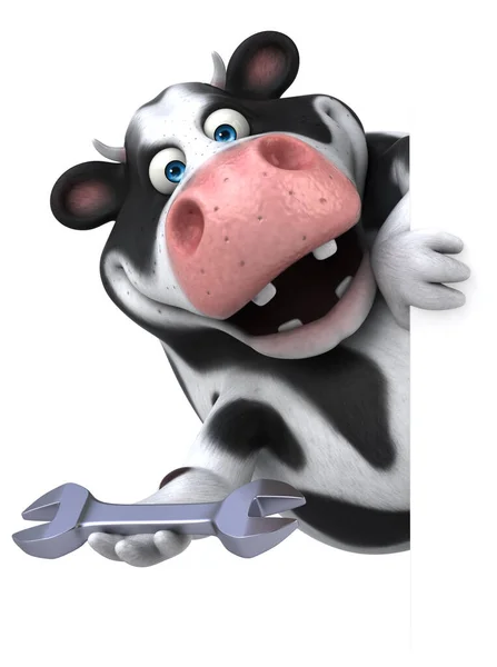 Illustration Fun Cow Tool — Stock Photo, Image