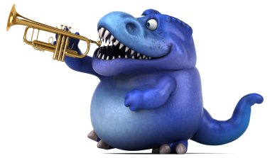  Enstrümanlı 3B Çizim Eğlence Trex