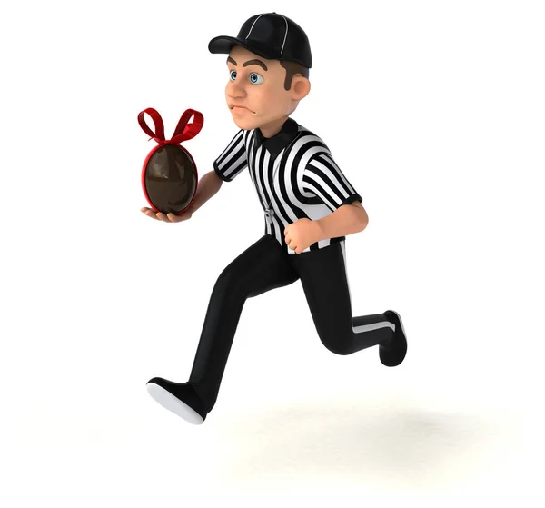 Fun Illustration American Referee Egg — Stock Photo, Image