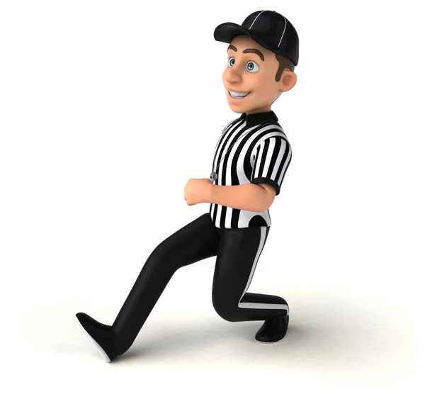 Fun Illustration American Referee — Stock Photo, Image