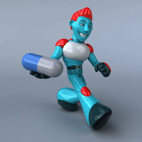 Haplı Kırmızı Robot Görüntü — Stok fotoğraf