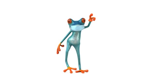 Funny Cartoon Character Frog Dancing Animation — Stock Video © julos  #444783710