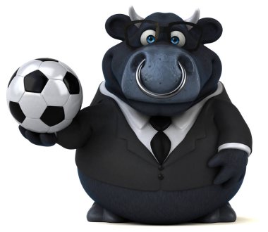 Toplu siyah boğa - 3D Görüntü