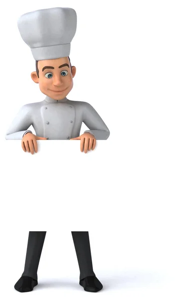 Leuke Chef Illustratie — Stockfoto